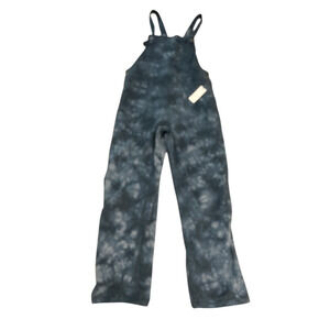 Anthropologie NEW Pilcro Wanderer Blue Tie Dye Overalls Size 31